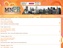 Tablet Screenshot of mnprblog.com